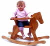 Classic wooden baby rocking horse